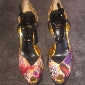 Christian Louboutin trash pumps